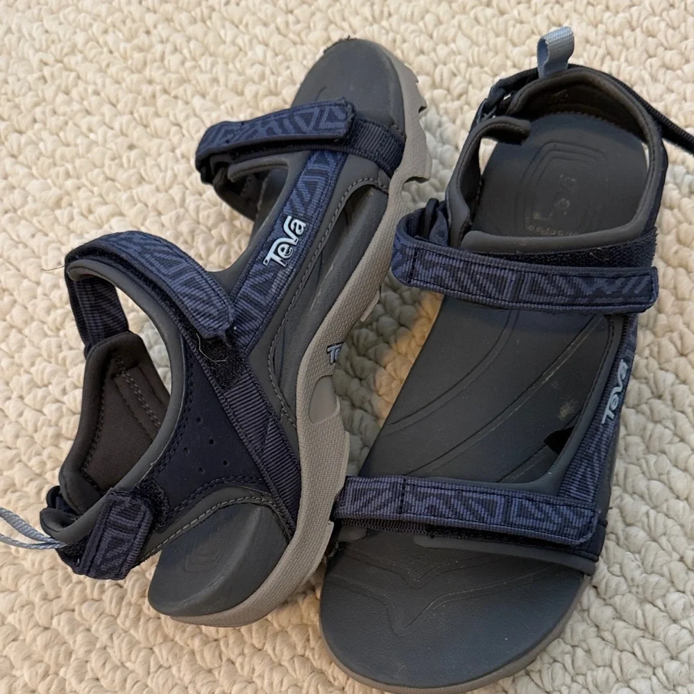 Teva Dark Blue and Gray Sandals (kids) - Picture 1 of 2